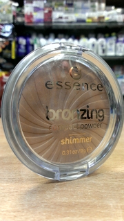 Essence bronzing shimmer Компактная пудра для лица